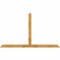Ekena Millwork Portland Rough Sawn Timber Gable Bracket, Western Red Cedar, 84"W x 49"H x 2"D x 4"F, 14/12 Pitch GBW084X49X0204POR00RWR - alternate 1
